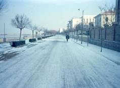 Cattolica sotto la neve
