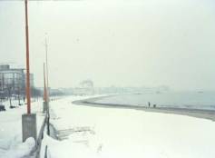 Cattolica sotto la neve