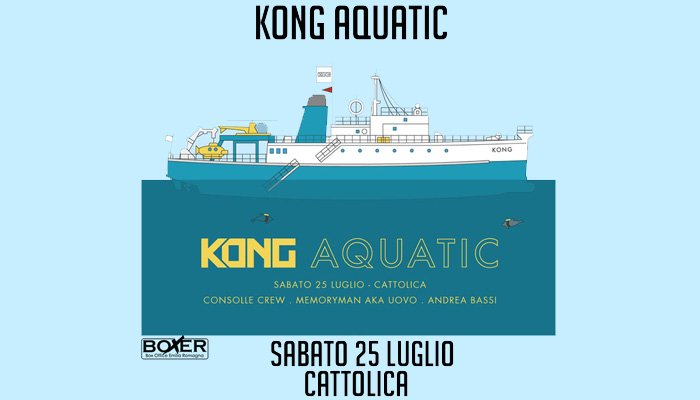 Kong Aquatic - Sabato 25 Luglio a Cattolica