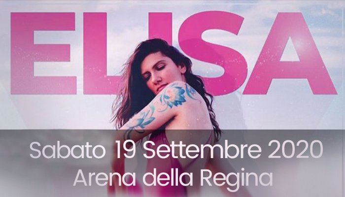 Sabato 19 Settembre Elisa in concerto a Cattolica