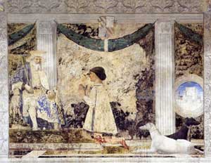 Affresco - rappresentazione di Sigismondo Pandolfo Malatesta