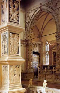 Tempio malatestiano Rimini : interno