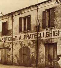 Immagini storiche dell Pastificio Ghigi